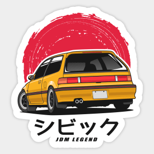 Civic EF JDM Sticker